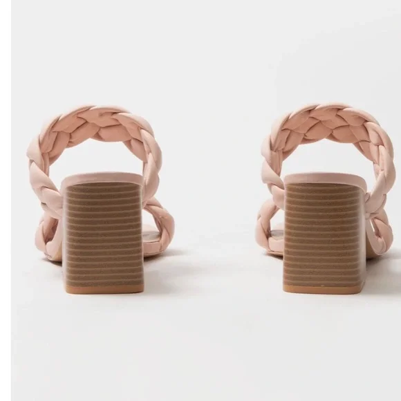 Soda Blush Braided Sandal - Picture 4 of 7